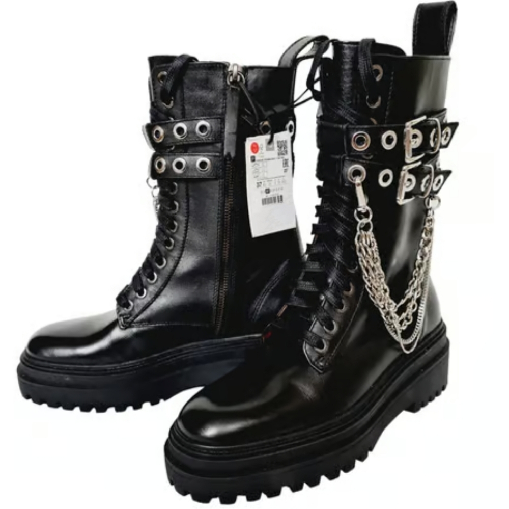 ZARA Leather boots